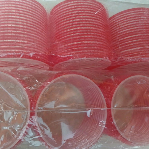 Wella Hair Rollers Large Self-Adhesive 65mm, 2 Packs of 6, new