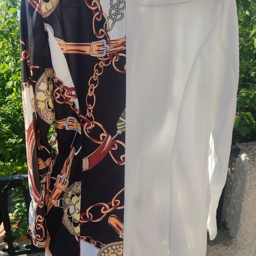 Long jacket unused one size with beautiful pattern