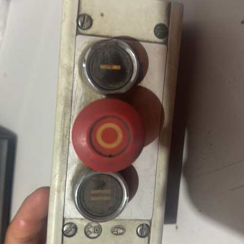 Industrial ABS control button box with 3 keys