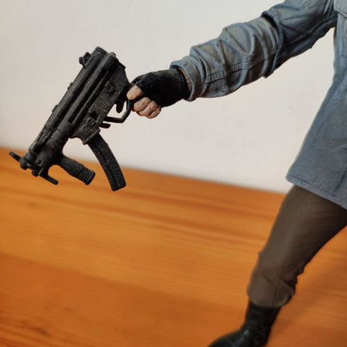 The Terminator T-800 Tech Noir 2011 action figure used NECA