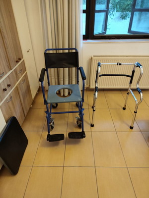 Mobility wheelchair with toilet function