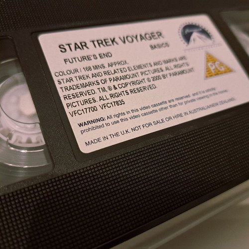 Star Trek Voyager Future's End VHS used without subtitles