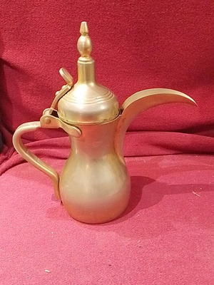 Vintage teapot stainless used, made in Republic of Korea