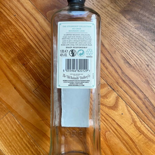 Bushmills empty packaging 1lt like new