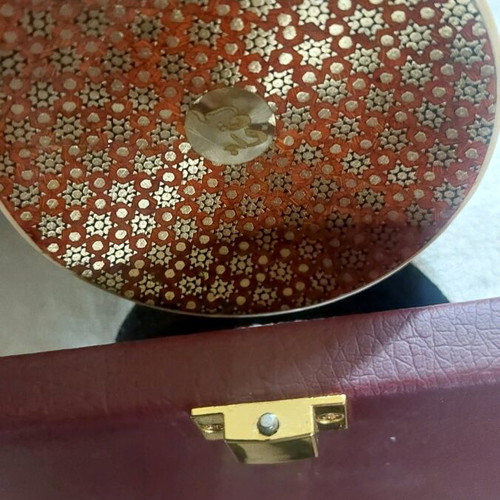 Persian handmade container for chocolates new Aghajani rare
