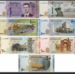 Syria banknote set new, 7 different denominations