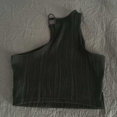 Shein black sleeveless top like new, size M