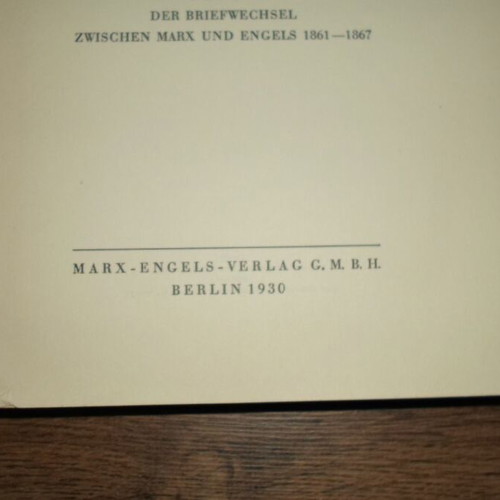 Marx Engels Gesamtausgabe Volume 3 German edition