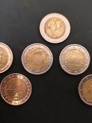 Coin collection used, pack of 7, set No2