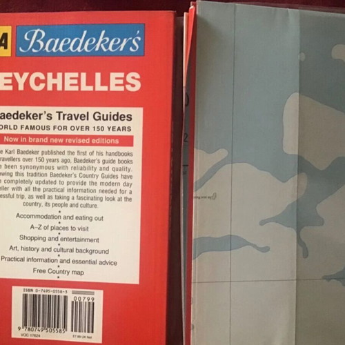 Seychelles guide used, travel book