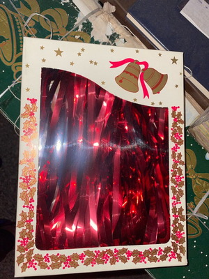 Vintage βροχή για το χριστουγεννιάτικο δέντρο καινούργια