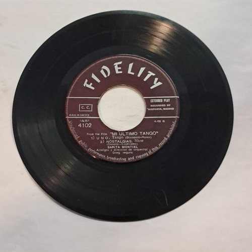 Mi Ultimo Tango Sarita Montiel record, good condition
