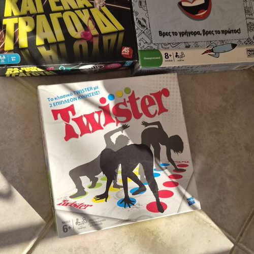 Twister, Pictureka, Tha Peis Kai Ena Tragoudi board games