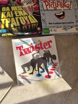 Twister, Pictureka, Tha Peis Kai Ena Tragoudi board games