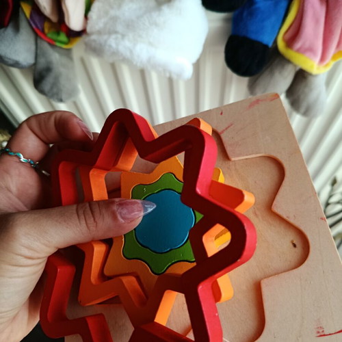 Playtive wooden puzzle used