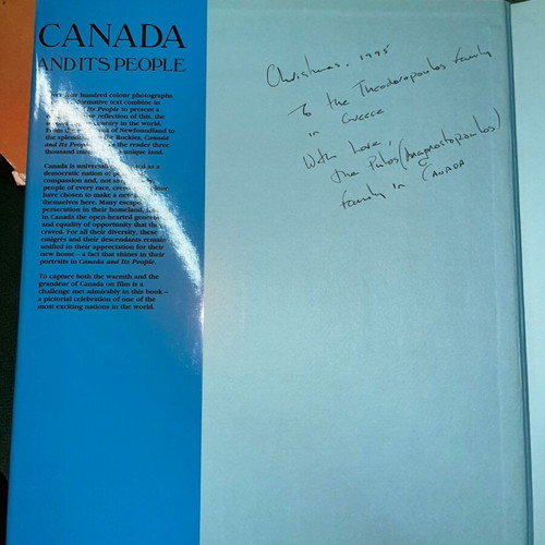Canada and Its People book like new, Greek language