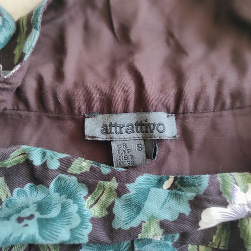 Attrattivo skirt with buttons, 100% viscose, size S