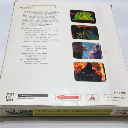 PC The 7th Guest Big Box μεταχειρισμένο adventure παιχνίδι