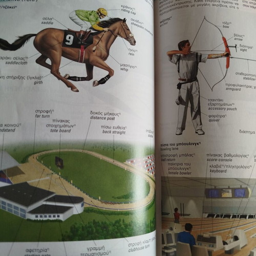 Junior Visual Dictionary Greek-English used