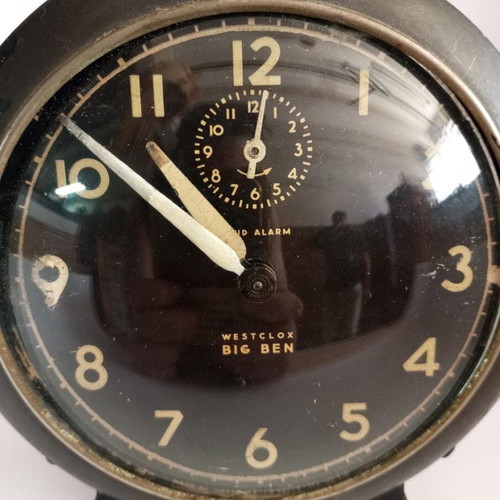 Westclox Big Ben tabletop clock used, vintage, analog, non-functional