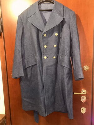 Greek Royal Air Force Officer's Cloak used with royal buttons
