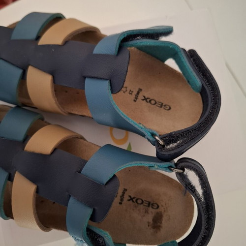 Geox baby sandals like new, leather, size 25