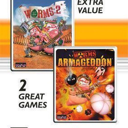 Worms 2 & Worms Armageddon PC PAL new