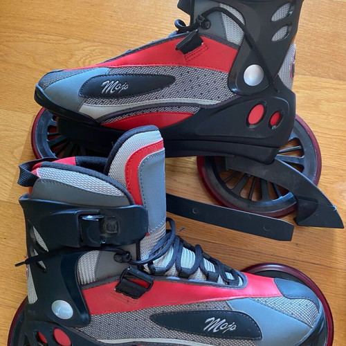 Mojo skates by Landroller inline skates like new, size 46 with accessories and knee pads