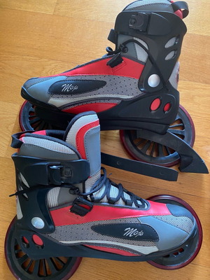 Πατίνια Mojo skates by Landroller σαν καινούργια, μέγεθος 46 με εξαρτήματα και επιγονατίδες