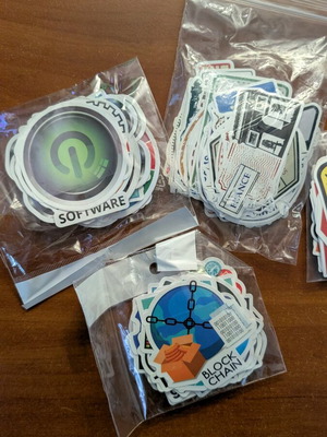 Various stickers like new, pack of 4