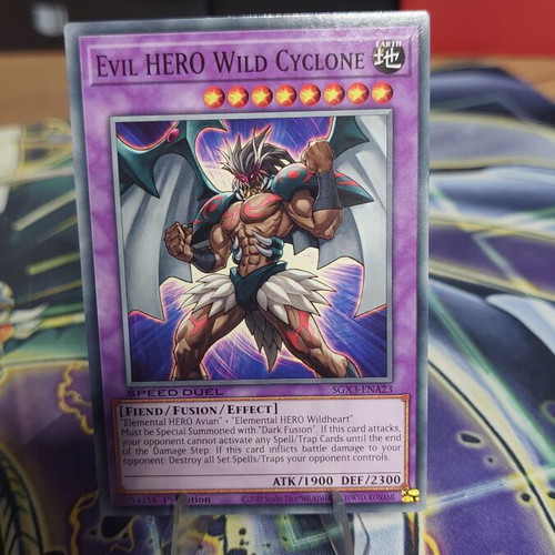 Evil HERO Wild Cyclone Yu-Gi-Oh! card