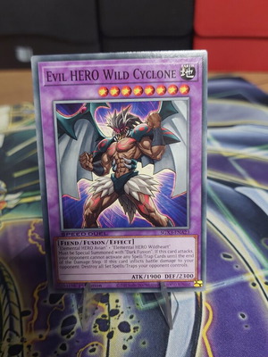 Evil HERO Wild Cyclone Yu-Gi-Oh! card