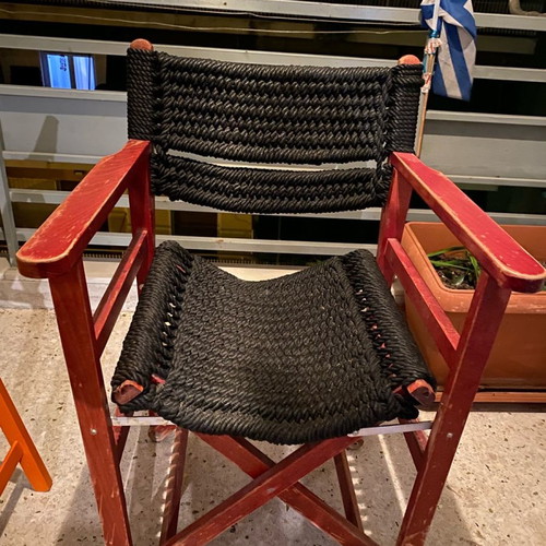 Handmade director's chair