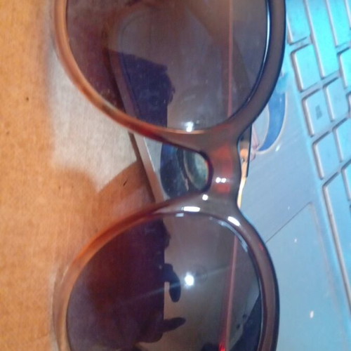 Vintage sunglasses like new, brown and gold