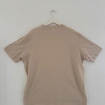 T-Shirt Μπλούζα Slim Fit 100% βαμβάκι Μερσεριζέ φινίρισμα Μπεζ Μέγεθος XL