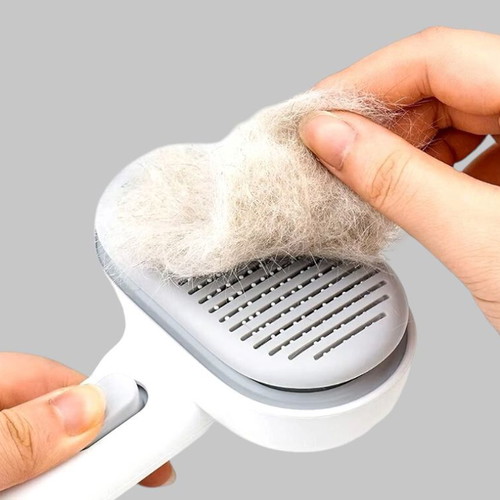 Pet brush for dogs and cats new with self-cleaning function