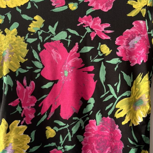 Pink Woman blouse size S with side ties, multicolor