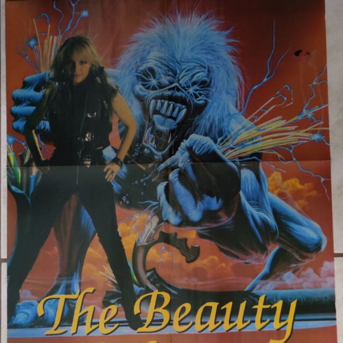 Doro & Eddie Def Leppard Double-Sided Poster used, Metal Hammer