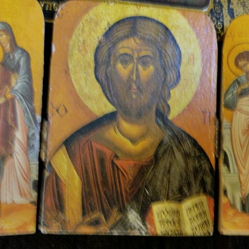 Religious icons used, pack of 5, blessing from monasteries and churches