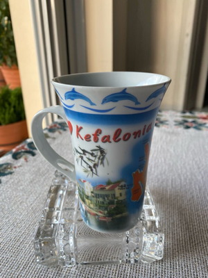 Vintage mug from beautiful Kefalonia in like-new condition
