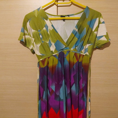 Colorful summer dress Size Medium like new