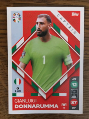 Gianluigi Donnarumma UEFA EURO 2024 card like new