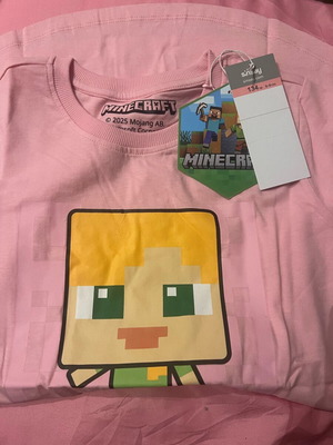 Minecraft νυχτικό κοριτσιών καινούργιο, ροζ