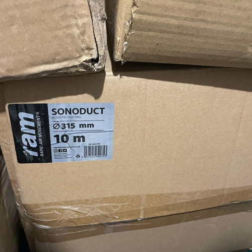 Sono Acoustic Ducting 315mm 10 meters new