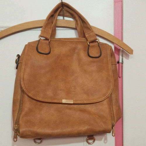 Noras Accessories women's handbag used, brown, handheld