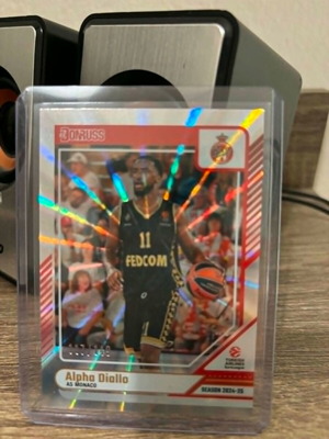 Alpha Diallo Monaco Donruss card like new