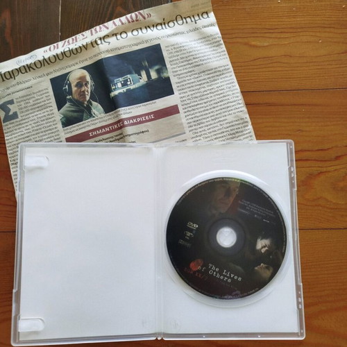 The Lives of Others DVD like new, social drama thriller with subtitles