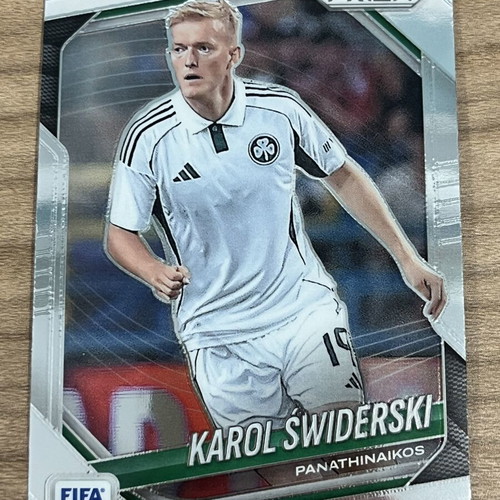 2025-26 Panini Prizm FIFA Soccer Card Karol Swiderski like new