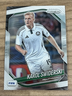 2025-26 Panini Prizm FIFA Soccer Card Karol Swiderski like new