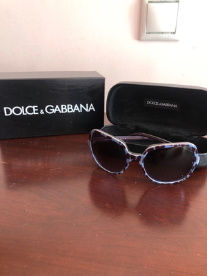 Dolce & Gabbana sunglasses used, blue, large size, authentic